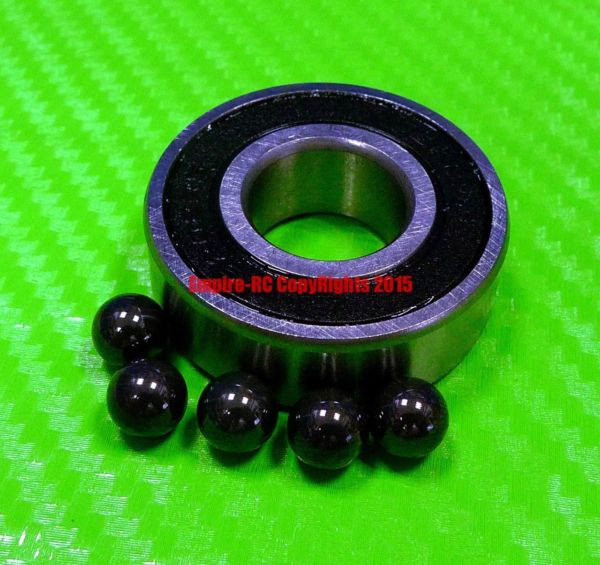 [QTY10] (10x26x8 mm) S6000-2RS Stainless HYBRID CERAMIC Ball Bearings BLK 6000RS