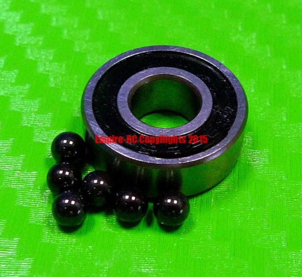 [QTY 4] (10x19x5 mm) S6800-2RS Stainless HYBRID CERAMIC Ball Bearings BLK 6800RS