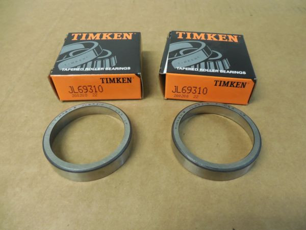 LOT OF 2 TIMKEN TAPERED ROLLER BEARING CUP JL69310