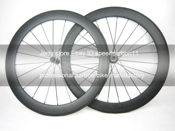 carbon wheel ceramic bearing hub 60mm tubular 700C carbon cycle wheel 25mm width