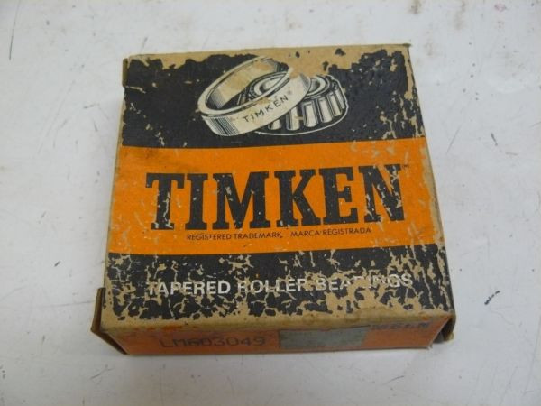 TIMKEN LM603049 BEARING TAPERED ROLLER 1.7812 X .7812 INCH