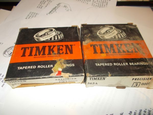 2 Timken Tapered Roller Bearing 362A