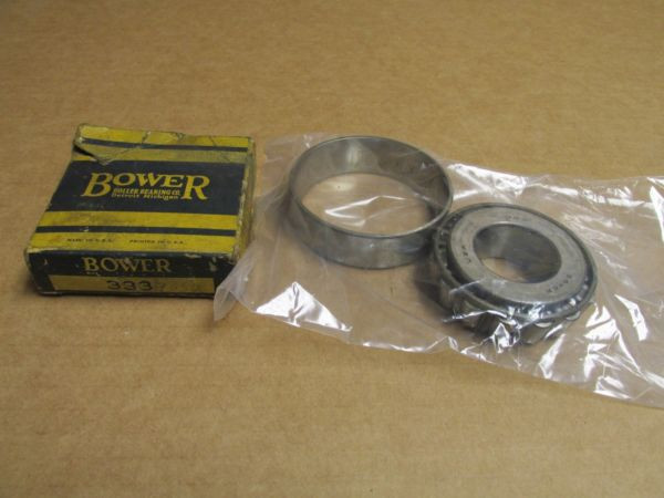 BOWER 339 TAPERED ROLLER BEARING 1 38 BORE & 333 RACE  CUP 3 532 OD