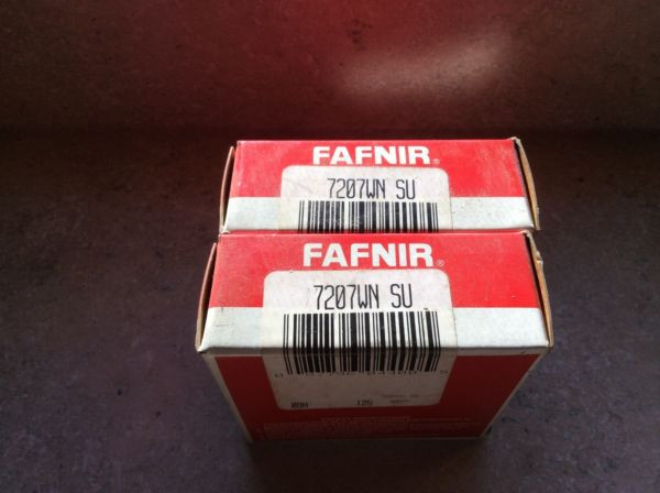 2-FAFNIR bearings 7207WN SU 30day warranty free shipping lower 48!