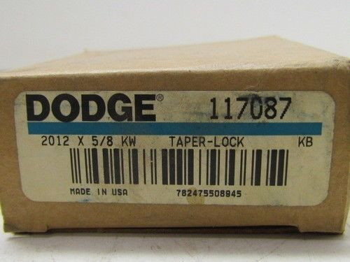 2012x58 KW Tape Lock Bushing 58 Bore 117087 Dodge Browning Martin Woods