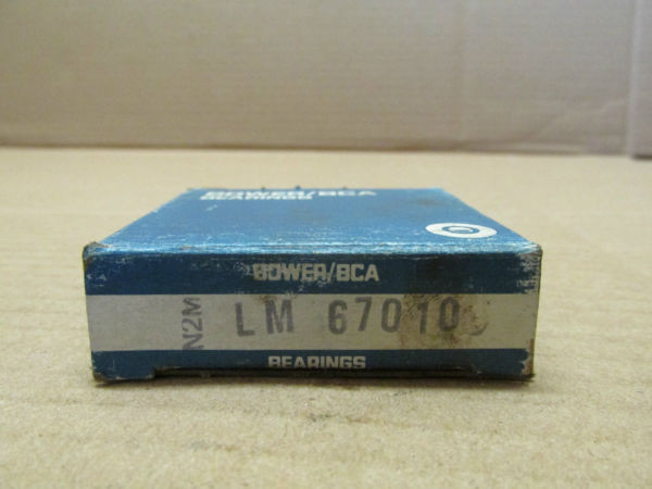 NIB BOWER LM-67010 TAPERED ROLLER BEARING RACE  CUP LM67010 2 1132 OD 0.465 W