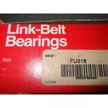 (V19-2) 1 NIB REXNORD FU-316 LINK-BELT BEARING