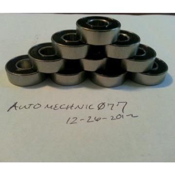 50x  SR6-2RS 38x 78x 932 ABEC 5 Stainless Steel Bearings