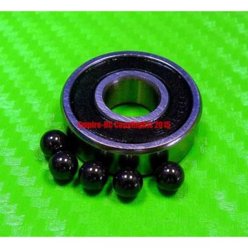 [QTY10] (10x22x6 mm) S6900-2RS Stainless HYBRID CERAMIC Ball Bearings BLK 6900RS