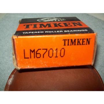 Old Stock Timken Tapered Cup Roller Bearing LM67010