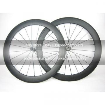 carbon wheel ceramic bearing hub 60mm tubular 700C carbon cycle wheel 25mm width