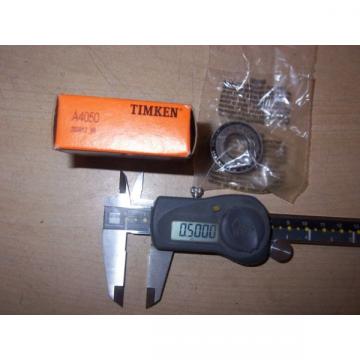 TIMKEN A4050 TAPERED CONE ROLLER BEARING .5 in BORE .4326 in WIDE