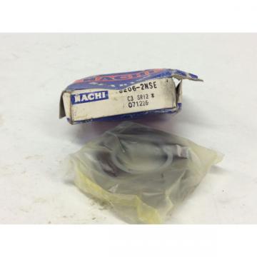Nachi Bearing 6206-2NSE 30x62x16 Sealed Made in Japan Quality Ball Bearings