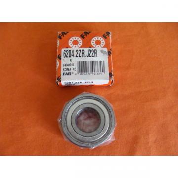 OLD STOCK FAG 20MM BEARING 6204.2ZR.J22R 20MM BORE