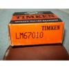 Old Stock Timken Tapered Cup Roller Bearing LM67010 #1 small image