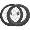 Ceramic Bearing Hubs 700C 60mm+88mm Clincher Bike Carbon Wheelset #1 small image