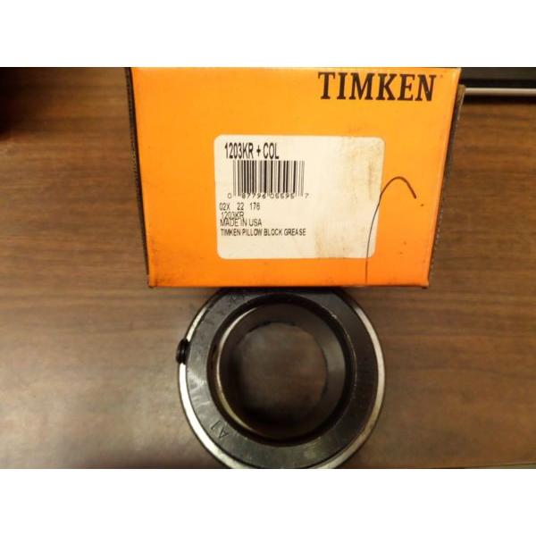 TIMKEN INSERT BEARING WITH COLLAR 1203KR + COL 1203KR+COL #5 image
