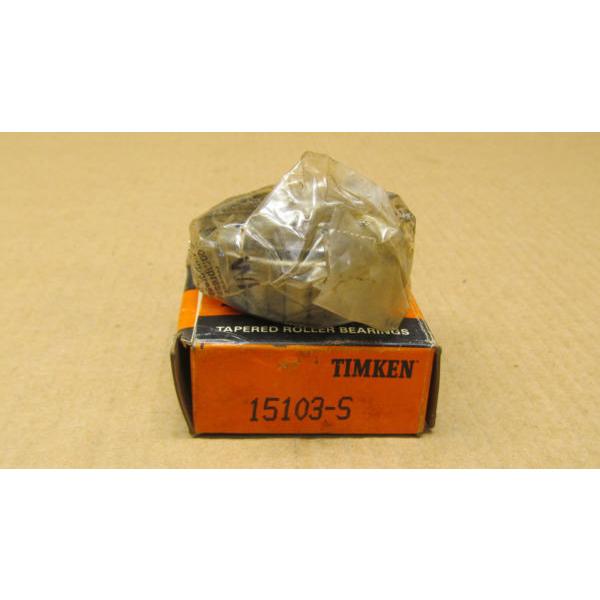 1 NIB TIMKEN 15103-S TAPERED ROLLER BEARING CUP OD: 2-716 CUP WIDTH: 916 #5 image