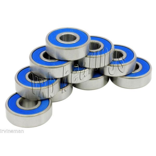 10 S607-2RS 7x19x6 7mm19mm6mm S607RS Stainless Miniature Steel Ball Bearings #5 image