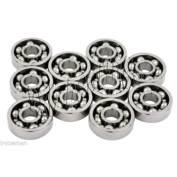 10 Bearing 1.5x5x2 Stainless Steel Open Miniature Ball Bearings 7453 #5 image