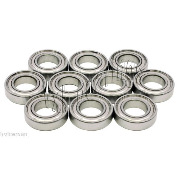 10 Bearing Stainless Steel Shielded 5mm x 9mm x 3mm Miniature Ball Bearings #5 image