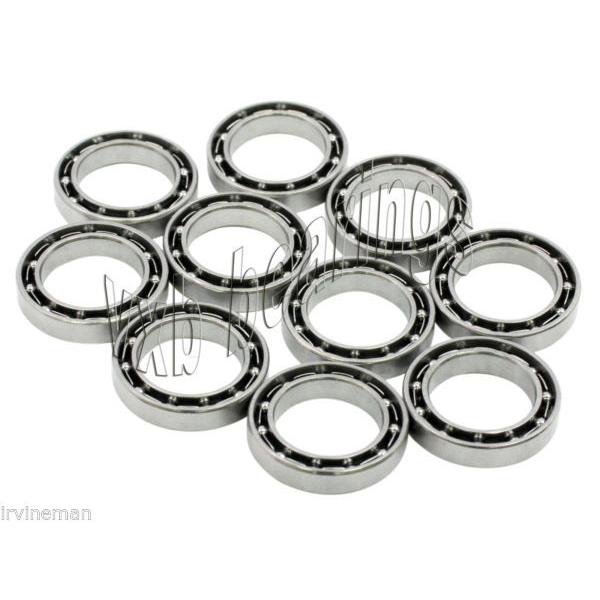 Lot 10 Radial Ball Bearingss 3x6x2 Stainless Open VXB #1 image