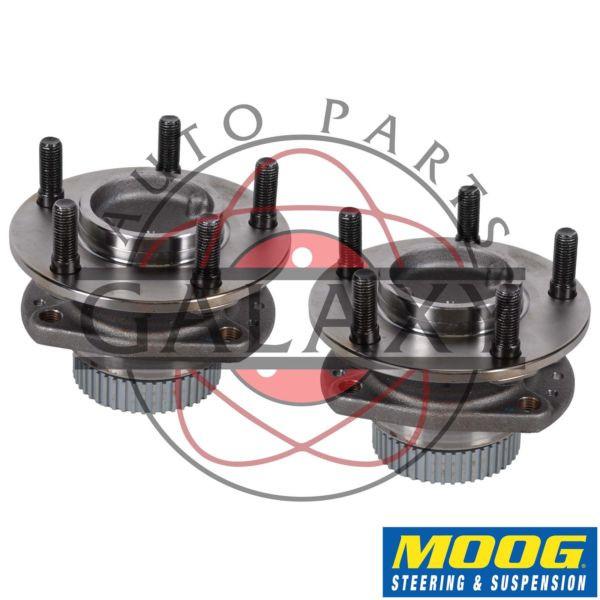 Moog New Rear Hub Bearing Pair For Chrysler Dodge Plymouth Mini-Vans FWD w ABS #5 image