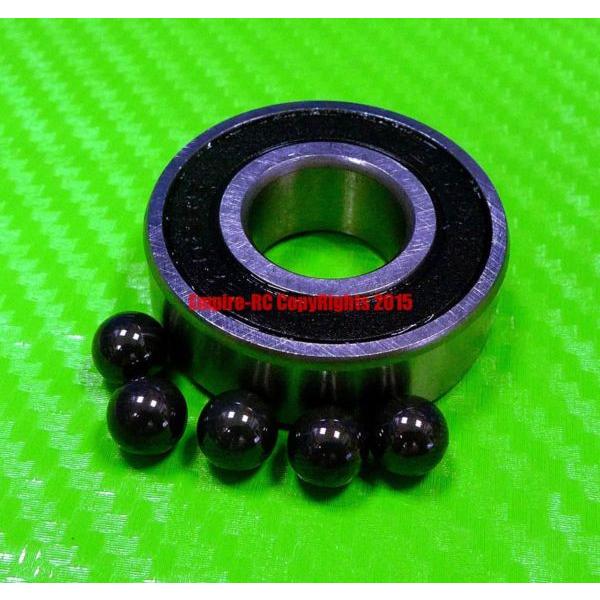 [QTY 4] (10x26x8 mm) S6000-2RS Stainless HYBRID CERAMIC Ball Bearings BLK 6000RS #1 image