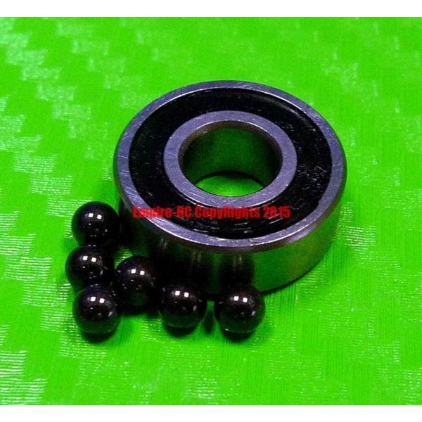[QTY10] (10x19x5 mm) S6800-2RS Stainless HYBRID CERAMIC Ball Bearings BLK 6800RS #1 image