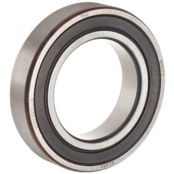FAG 6005-2RSR-C3 Deep Groove Ball Bearing Single Row Double Sealed Steel Cage #1 image