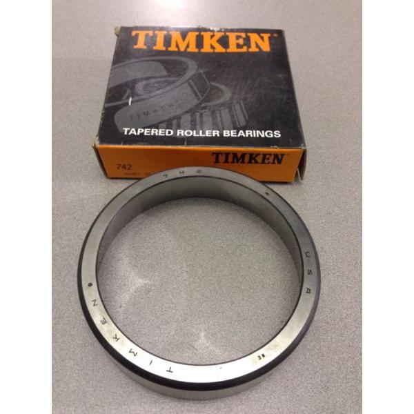 IN BOX TIMKEN ROLLER BEARING RACE CUP 742 #1 image