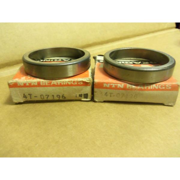 LOT OF 2 NTN TOYO TAPERED ROLLER BEARINGS 4T-07196 4T07196 #1 image